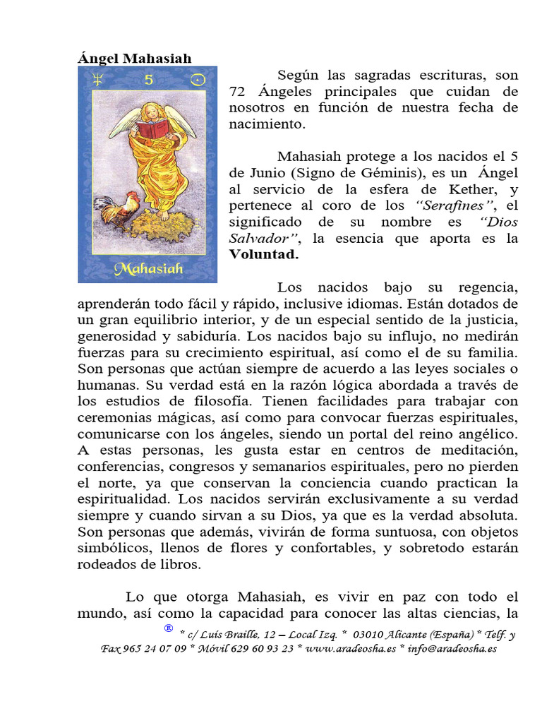 Ángel Mahasiah | PDF