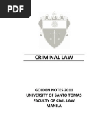 UST GN 2011 - Criminal Law Preliminaries