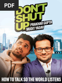 Don - T Shut Up - How To Talk So The World Listens ANNOTATED