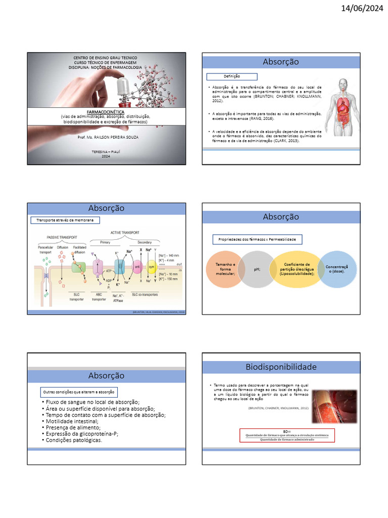 Aula 02 Farmacocinetica Pdf