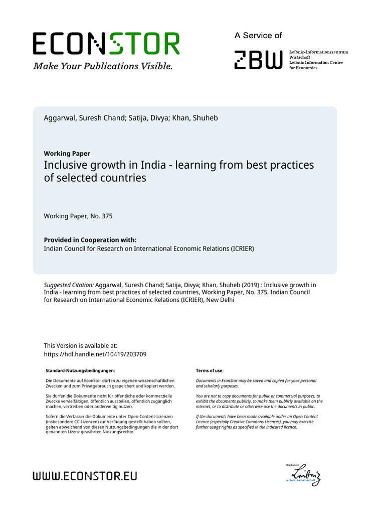 Macro Inclusive Growth India 08-16-2024 | PDF