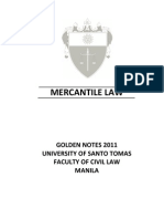 UST GN 2011 - Mercantile Law Preliminaries