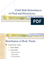 Care of the Child With Disturbances in Fluid