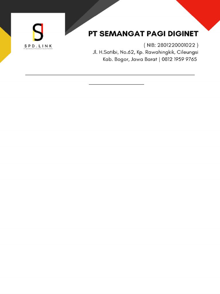 Surat Permohonan Izin PT RW07 Purcil | PDF