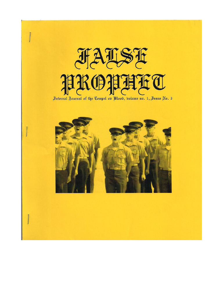 False Prophet Third Edition | PDF