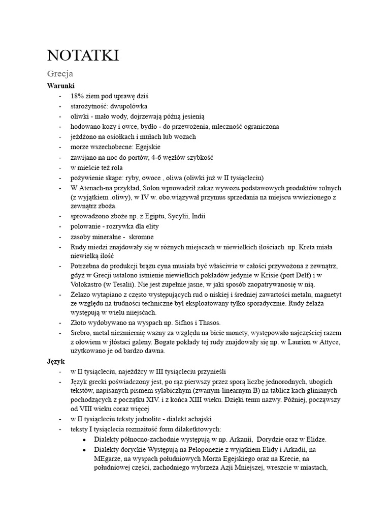 Notatki 2 | PDF