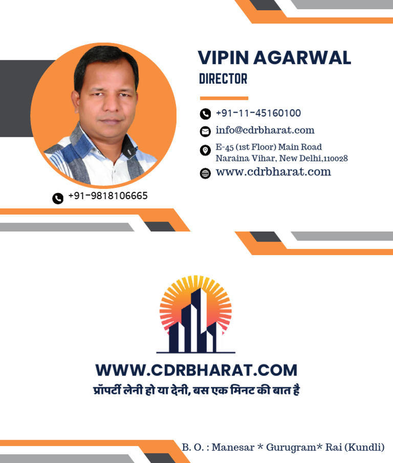 Contact Information for CDR Bharat | PDF