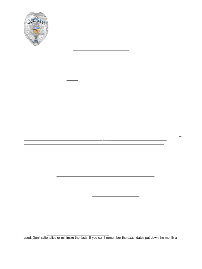 Personal integrity questionnaire 2018 pdf