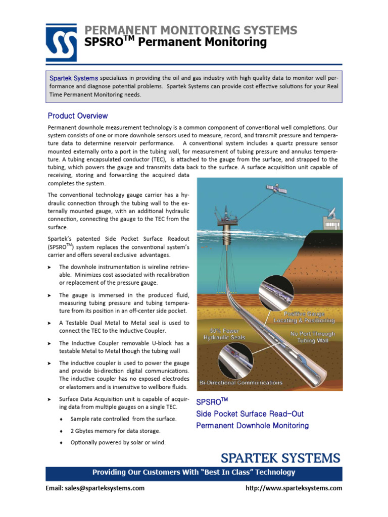 Flyer SPSRO Permanent Monitoring | PDF | Equipment | Materials