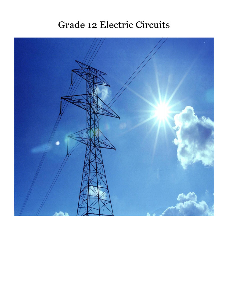 Electricity Circuits Presentation-1 | PDF