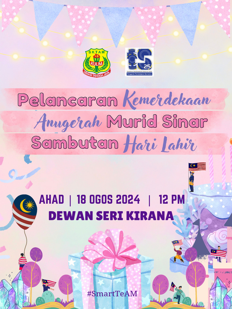 Buku Program Pelancaran Bulan Kemerdekaan, Anugerah Murid Sinar ...
