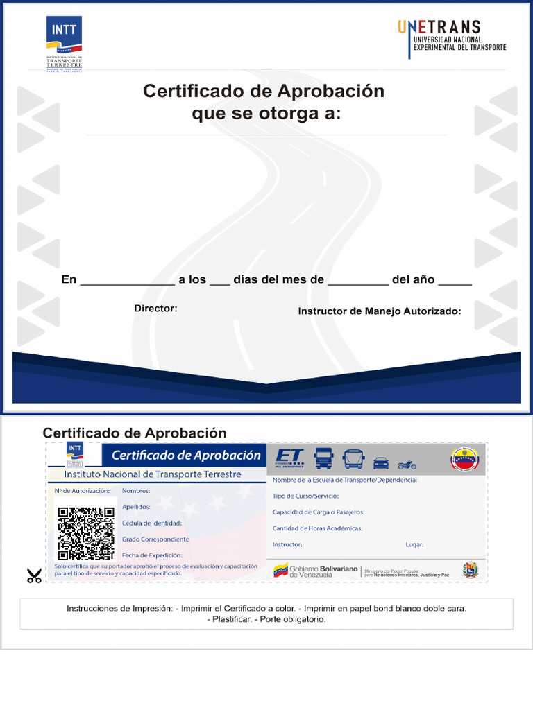 certificado de saberes INTT PDF