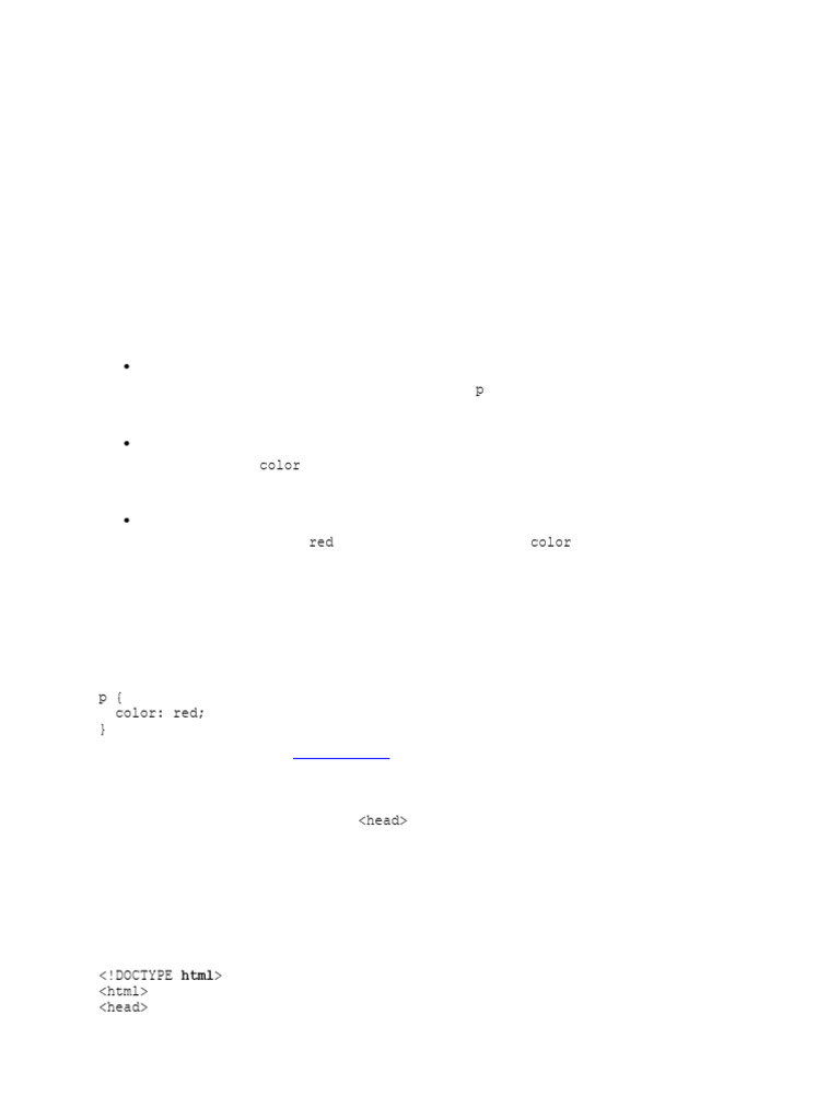 CSS Introduction | PDF