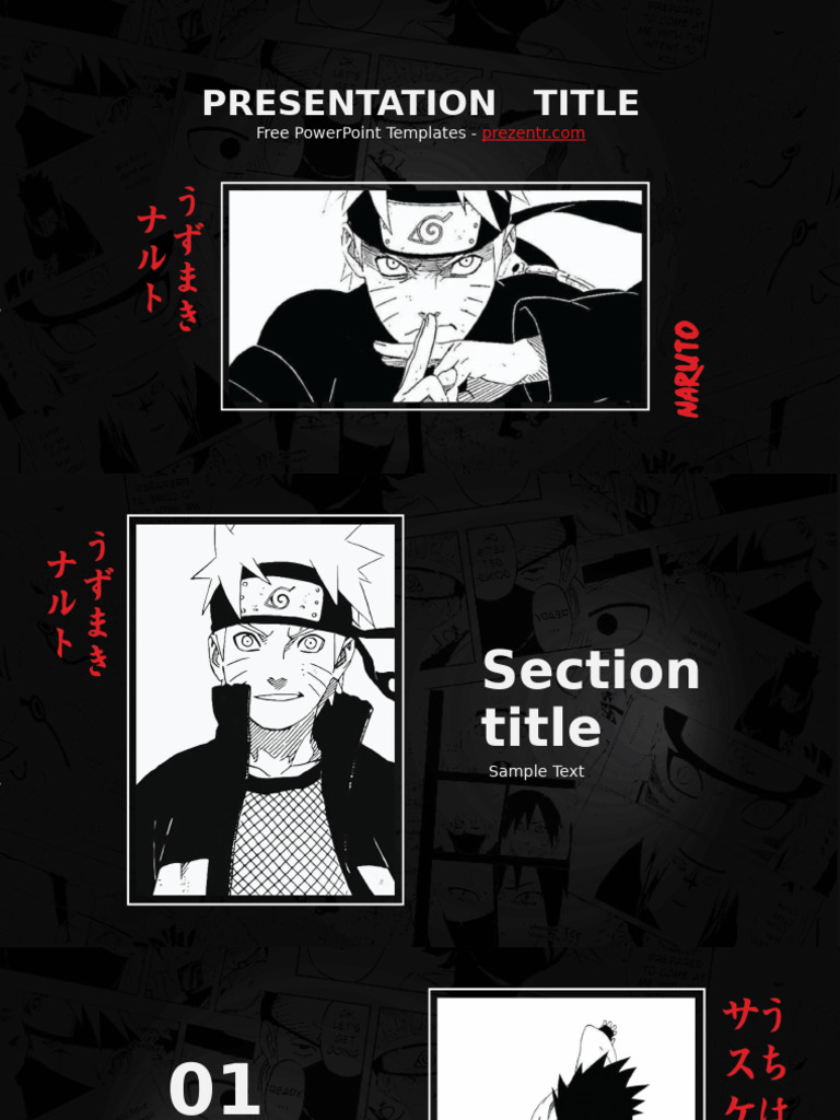 Naruto PowerPoint Template PDF