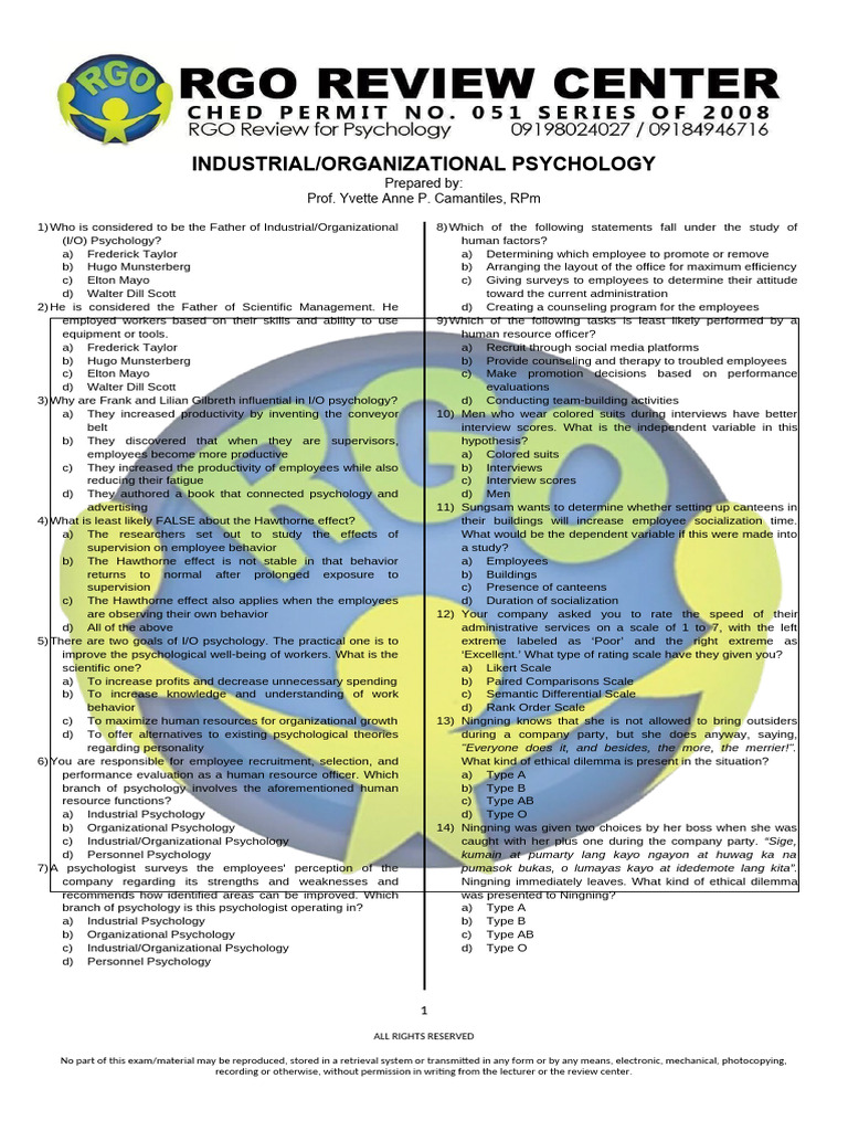 IO Psychology PDF