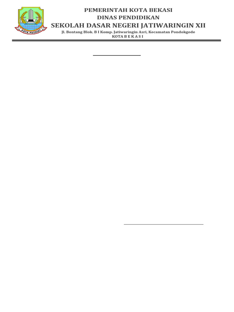 Surat perintah operator siap pdf