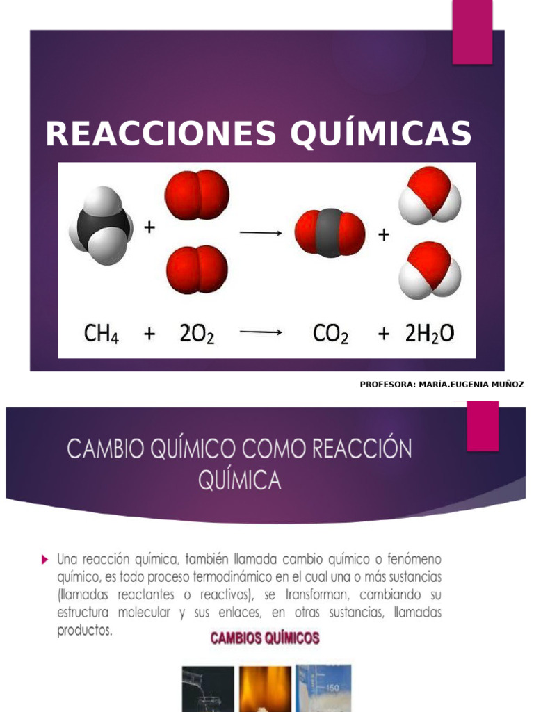 Reacciones Qcas Memc | PDF