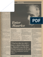 Morris Martick Interview From 1981