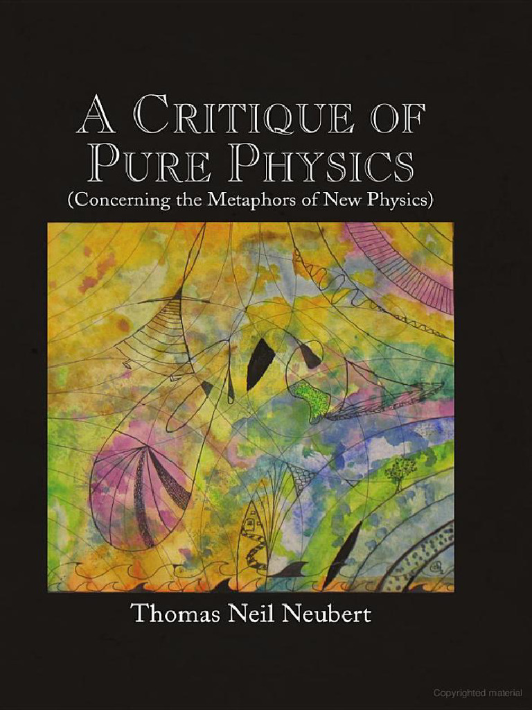 A Critique of Pure Physics | PDF