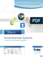 Industry Watch  Social Business Systems 2011 - success factors for Enterprise 2.0 applications