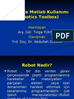 Robotikte Matlab Kullanımı