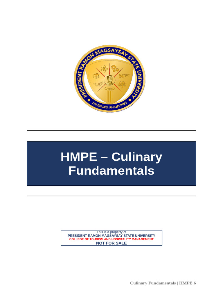 Culinary Module Complete 1 Pdf