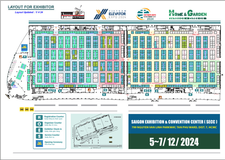 2024 Expo HCM Layout | PDF