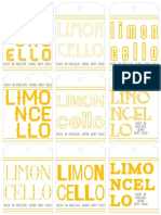 Limoncello Labels