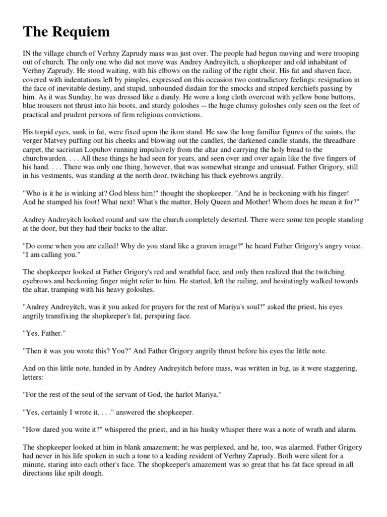 The Requiem | PDF