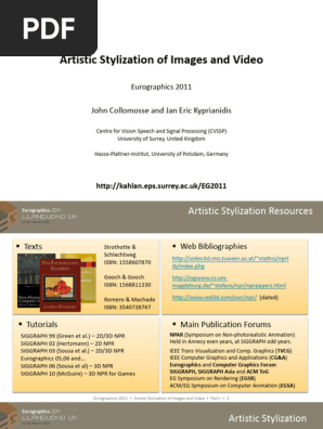 Artistic_Stylization_of_Images_and_Video
