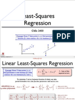 Linear Least-Squares Regression