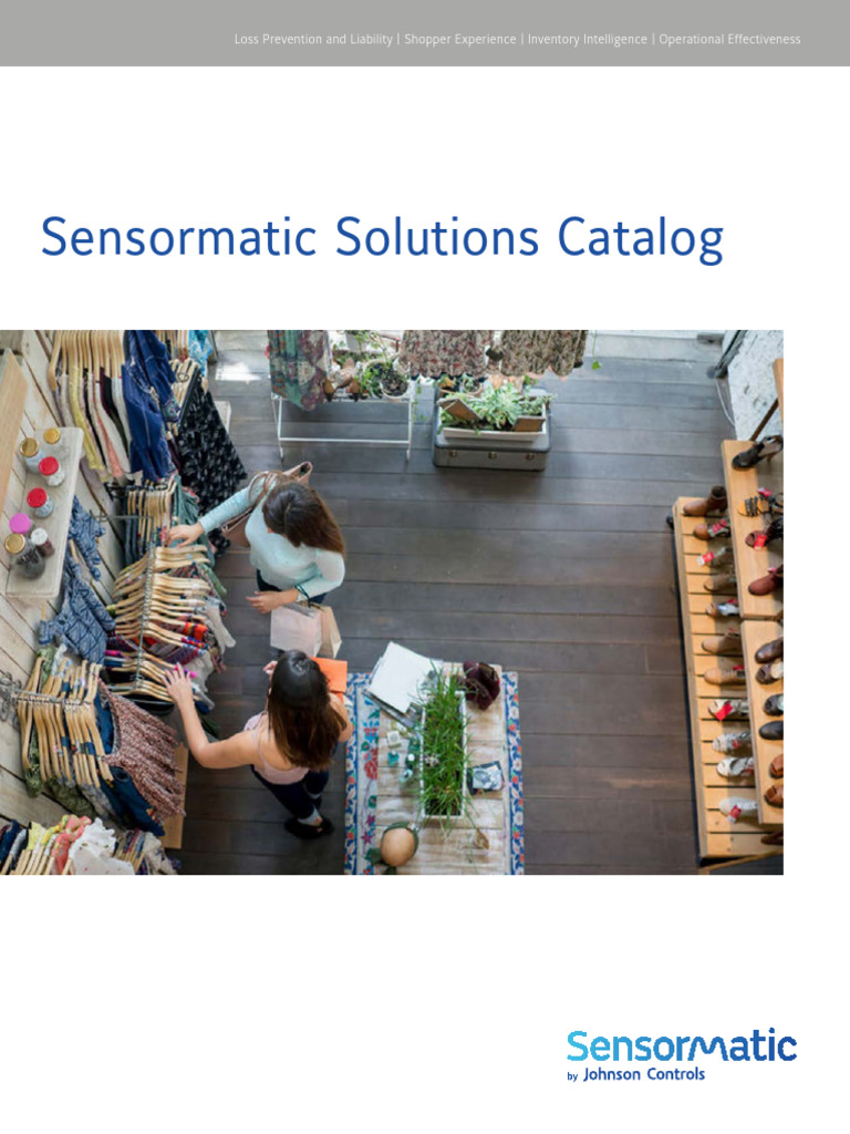 Sensormatic Solutions Product Catalog | PDF | Radio Frequency ...