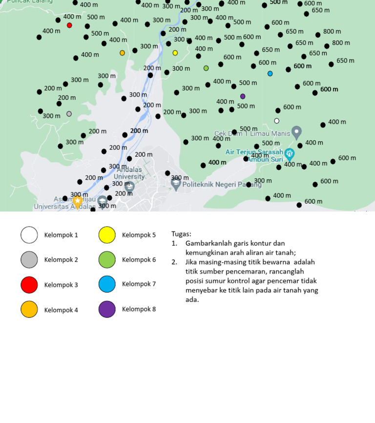 Peta Kontur Dan Pembagian Kelompok Pdf
