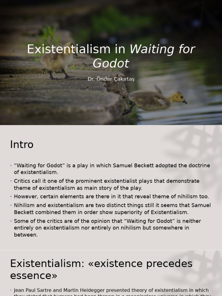 Existentialism in waiting for godot pdf