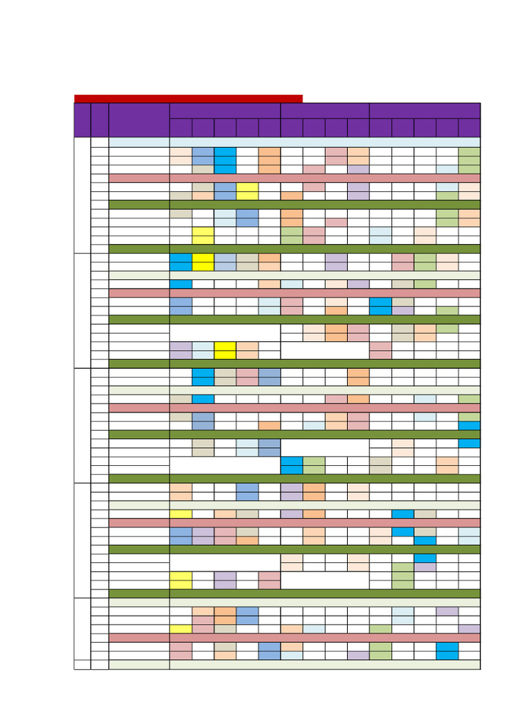 Jadwal Pelajaran - 24.25 | PDF