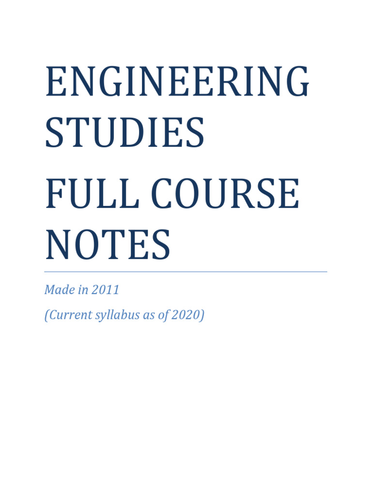 Civil Engineering Course Notes 2020 | PDF | Fracture | Concrete