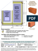 Corner Brick 20x27x50 Common Wall Brick 20x27x50: Title Subtitle: Mould Assembled Page: 1/4 Ech: 1/5