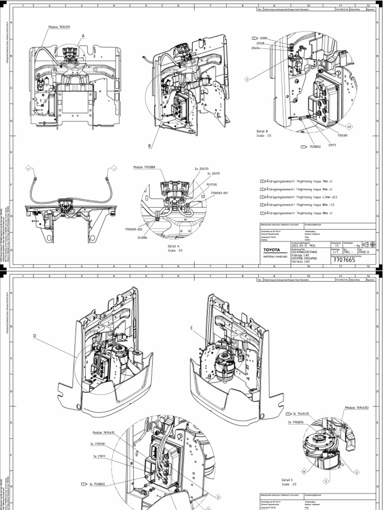 Docking drawing harness lwe pdf