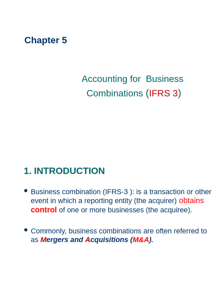 Chapter 5 Business Comb FINAL | PDF