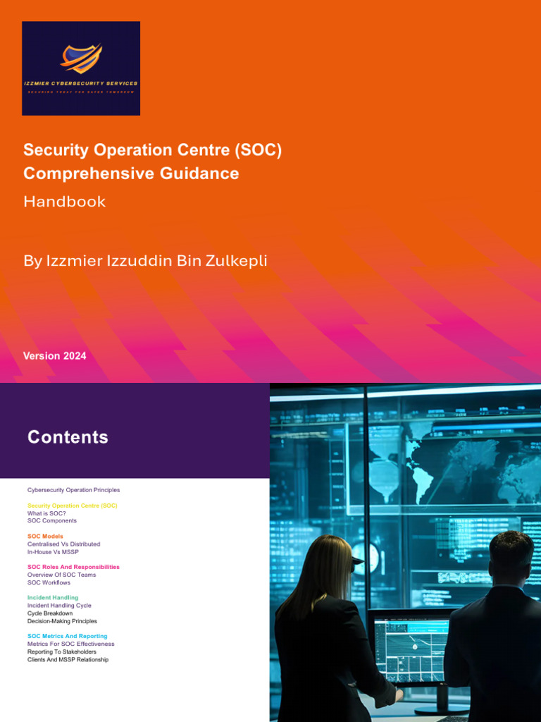 SOC Comprehensive Guidance Handbook PDF | PDF