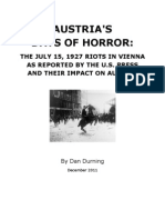 Austria's Days of Horror: The July 15, 1927 Riots