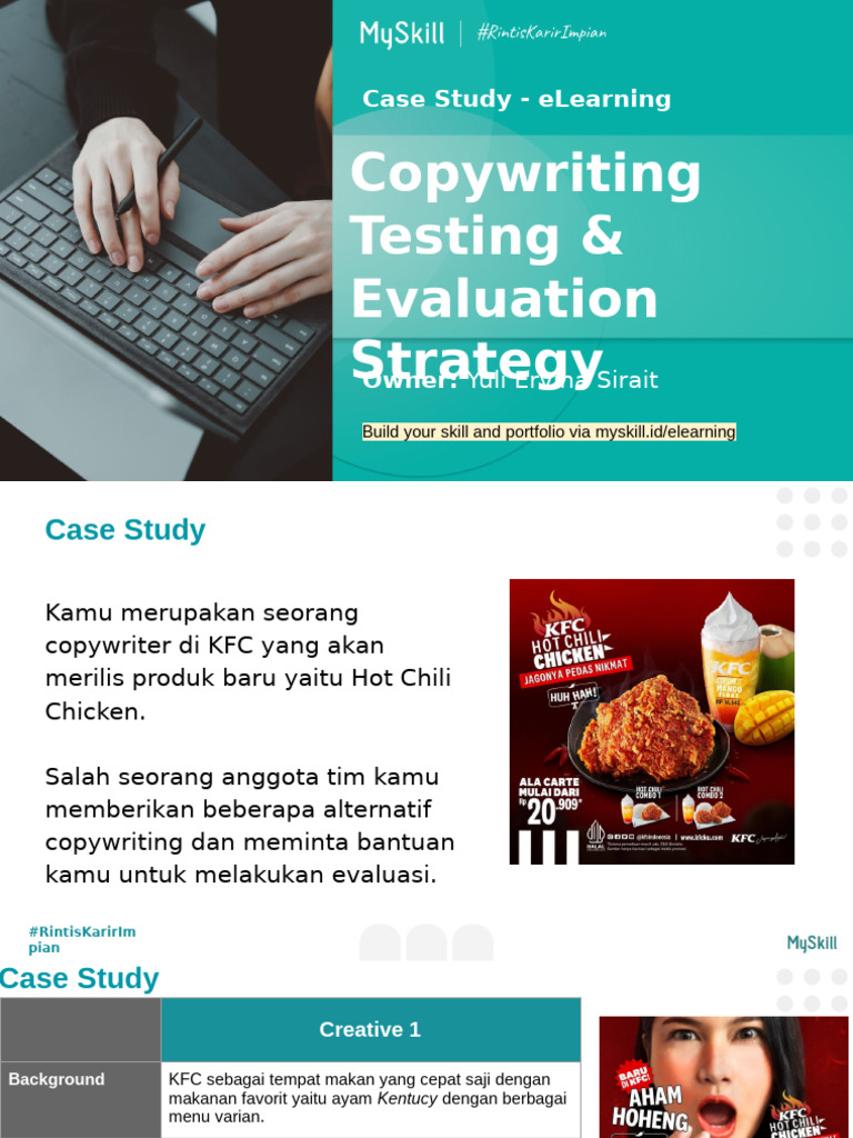 Case Study_Copywriting Testing & Evaluation Strategy | PDF