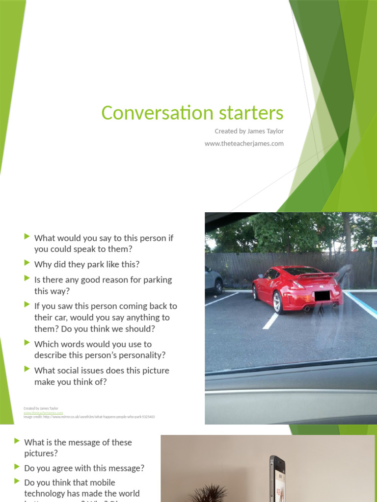 Conversation Starters Pdf