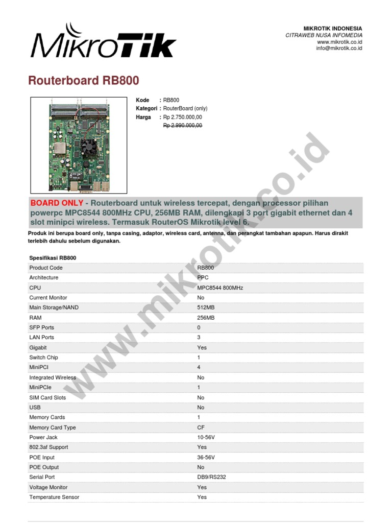 brosur-RB800 20110909 | PDF