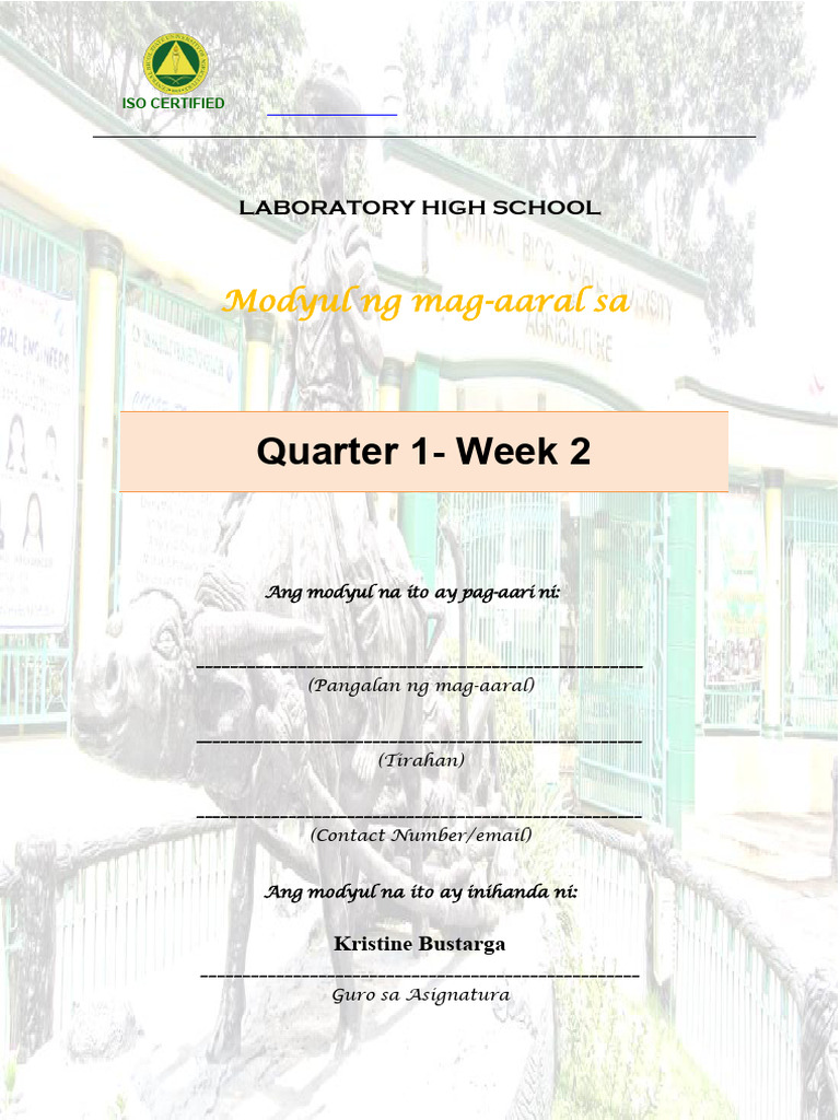 Ap 8 Week 2 | PDF