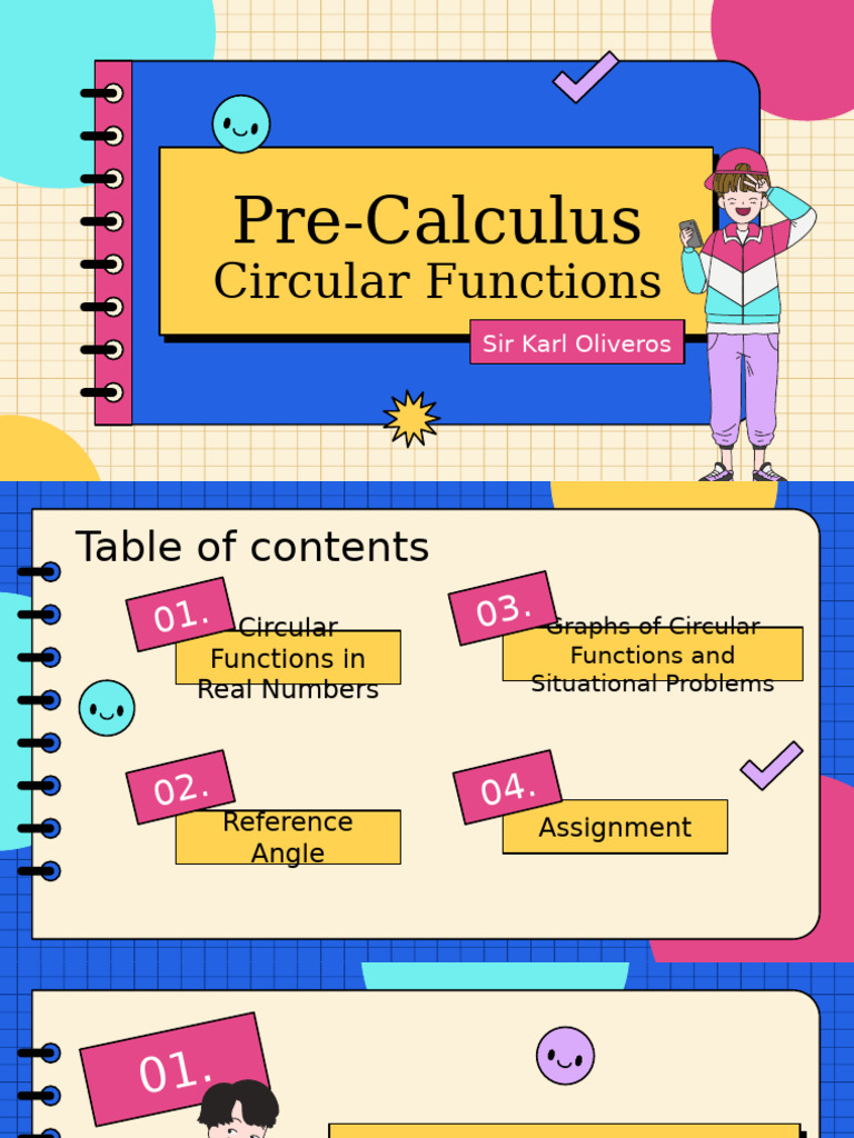 Pre-Calculus - Circular Functions | PDF