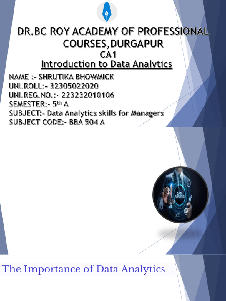 Data Analytics Presentation | PDF