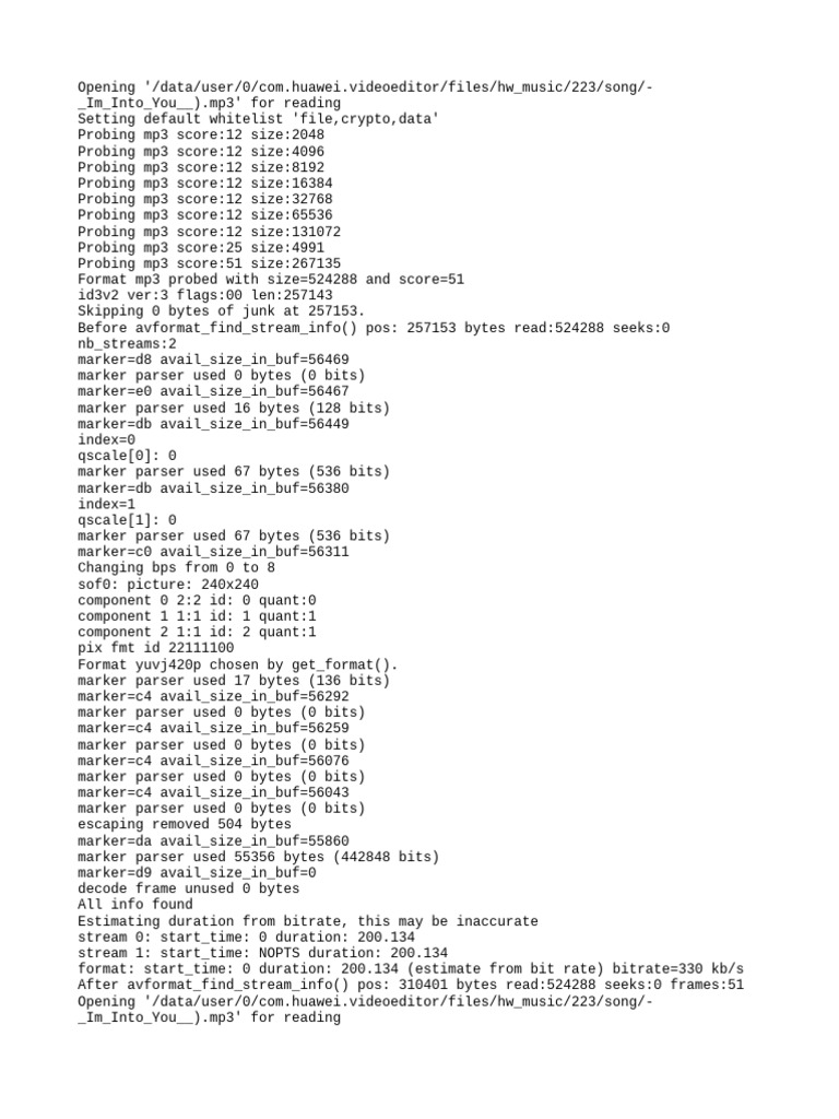 Av Log | PDF