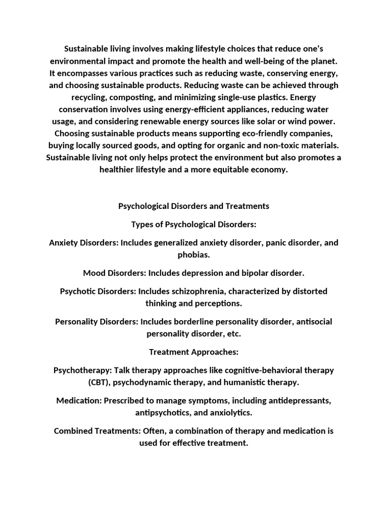 The Basics Of Sustainable Living Pdf