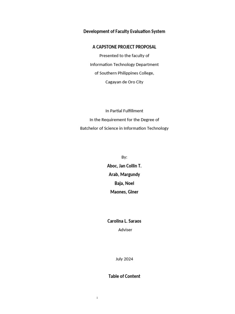 Online Faculty Evaluation System Proposal | PDF | Usability | Business